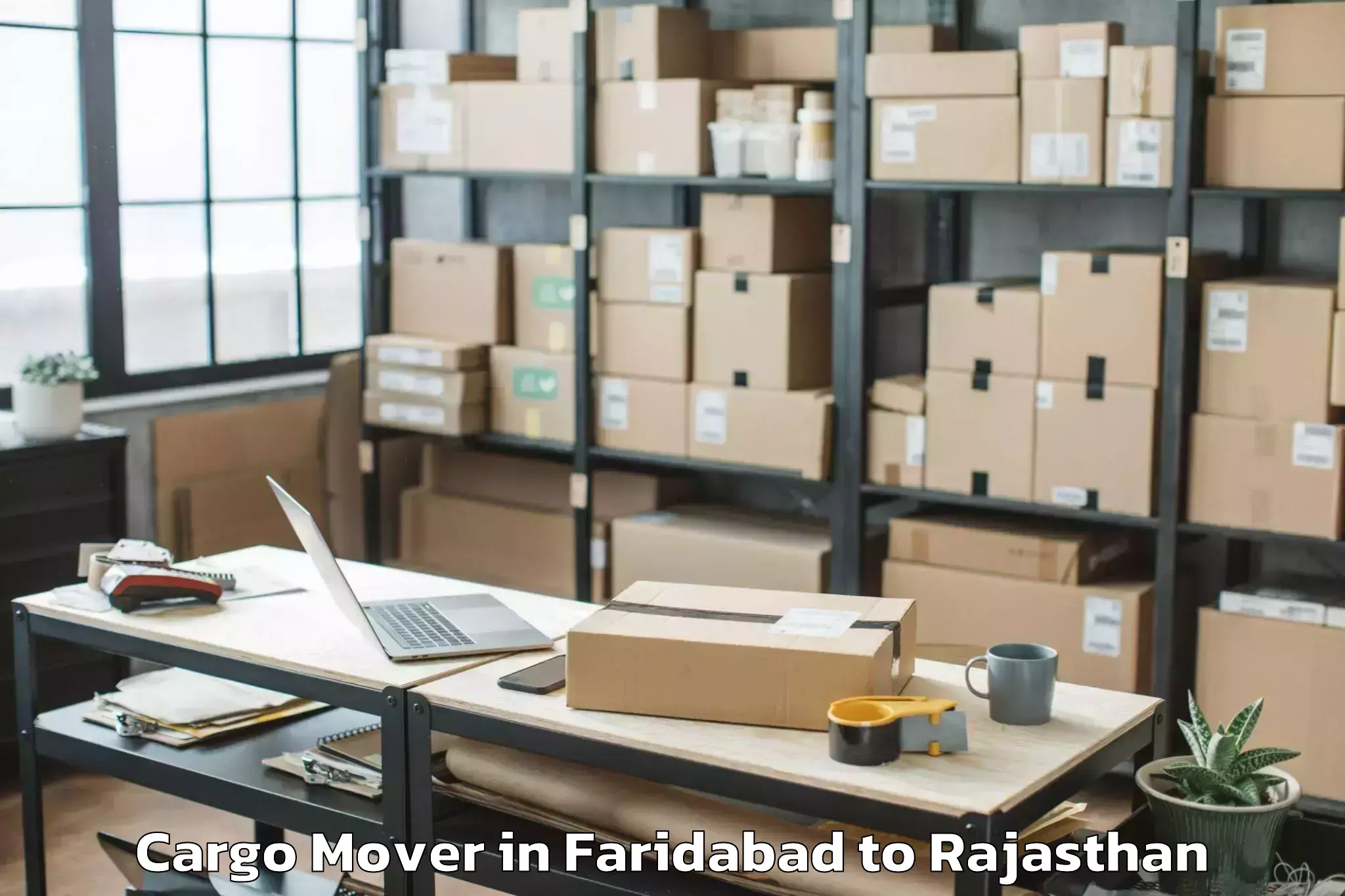 Reliable Faridabad to Khetri Cargo Mover